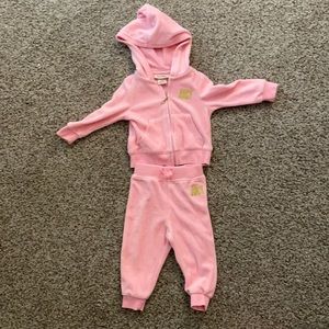 Baby girl juicy couture velour suit